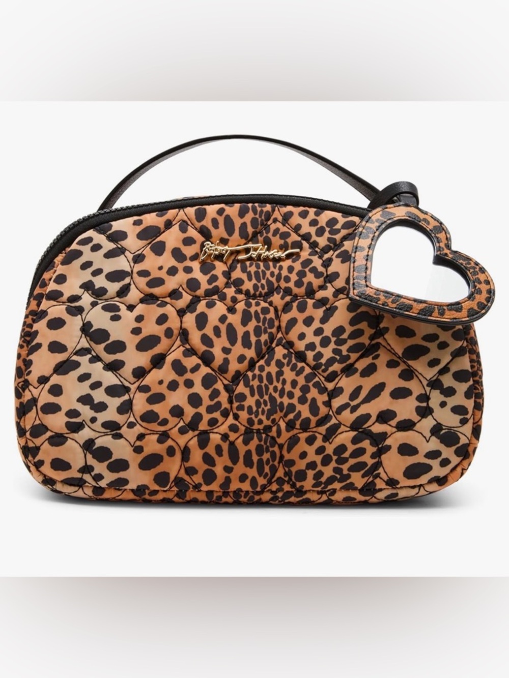 Betsey Johnson Loaf Cosmetic Case with Mirror